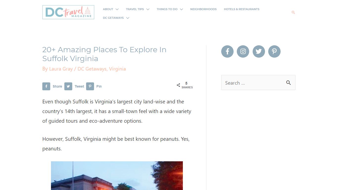 20+ Amazing Places to Explore in Suffolk Virginia - DC Travel Magazine